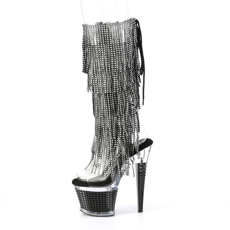 7 Inch Heel SPECTATOR-2017RSF Clear-Black