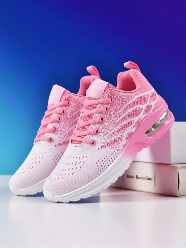 Women's Colorblock Lace Up Low Top Sneakers, 2024 New Style Casual Sports Shoes, Breathable Comfortable Sports Running Designer Shoes, All-match Basic Shoes for Daily Wear