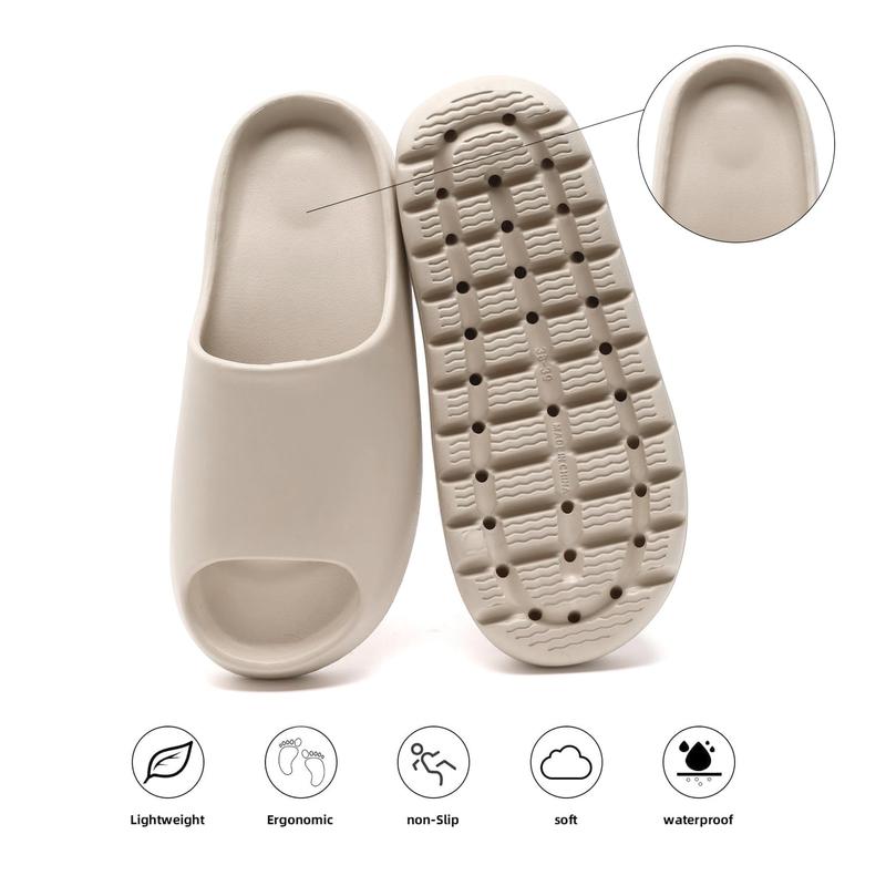 Cloud Slides for Women Men, Recovery Pillow Slides for women,EVA Anti-Slip shower shoes,Thick Sole Open Toe Garden Shoes,sandals women,mens slippers for Indoor and Outdoor