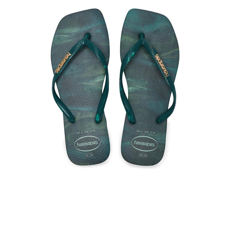 Havaianas Slim Square Sandal in Green