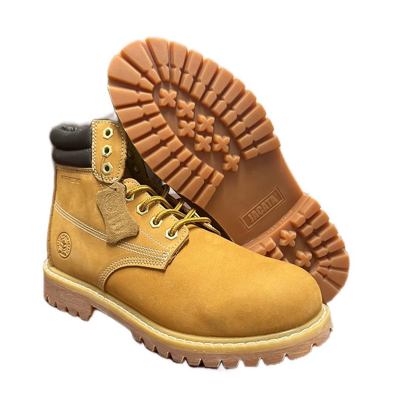 8601 Men’s work boots for men non slip rubber water resistant good for construction etc.