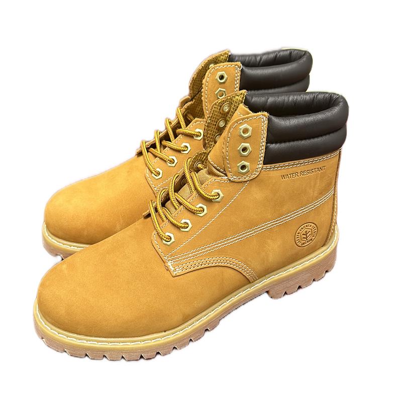 8601 Men’s work boots for men non slip rubber water resistant good for construction etc.