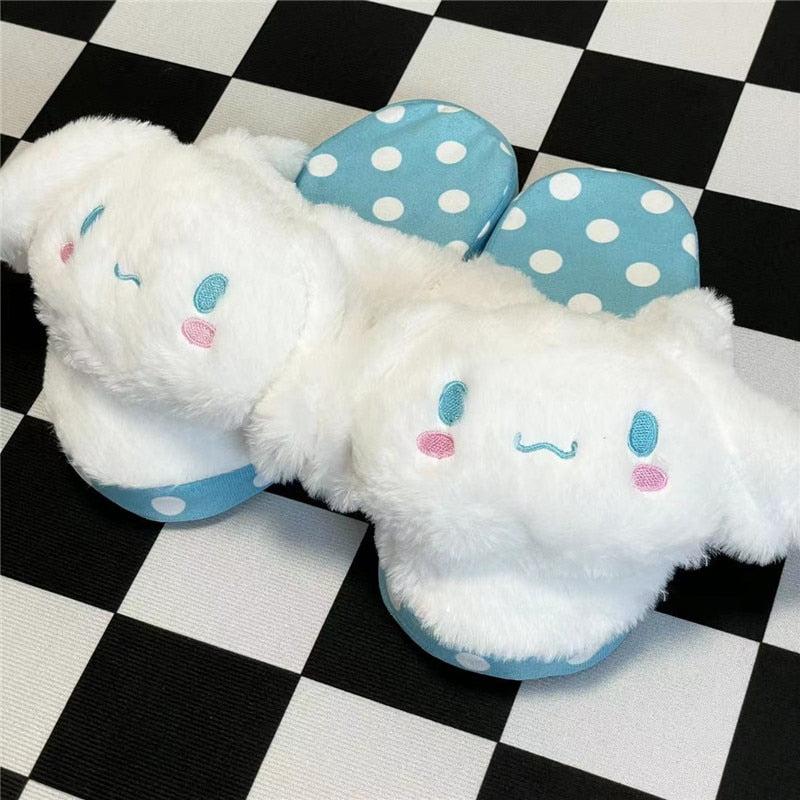 Sanrio Kuromi, Cinnamoroll, My Melody Plush Slippers