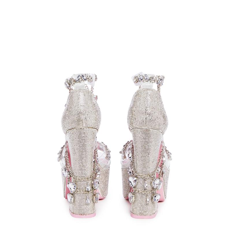 Holy Revelation Platform Heels - Bling