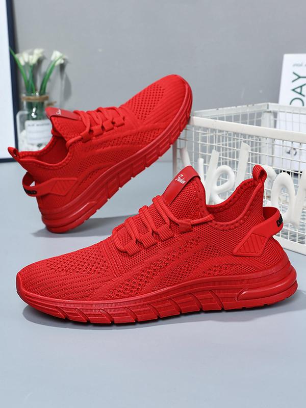 Women's Fashionable Lace Up Low Top Sneakers, Casual Comfortable Breathable Sports Running Shoes, All-match Basic Shoes for Daily Wear