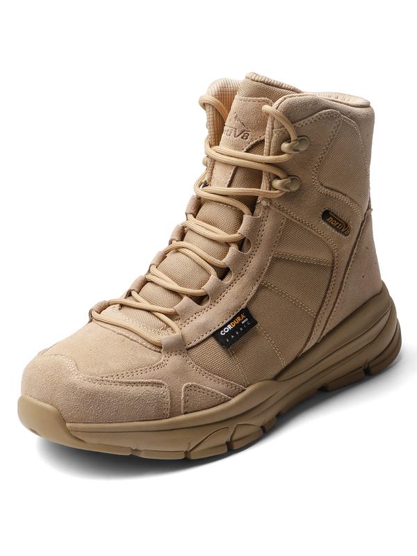 NORTIV8 Men's Lightweight Military Work Boots with Superior Durability & Traction - Walking Shoes