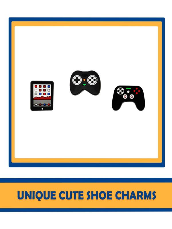 Game Console Series Shoe Charms, Cute Game Console Design Shoe Decoration Charms, Fashionable Shoes Decoration Accessories for Women & Men