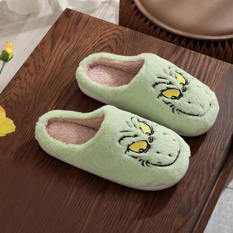 2024 cotton slippers for men and women indoor soft warm cotton bedroom slippers comfortable fake winter home slippers comfortable