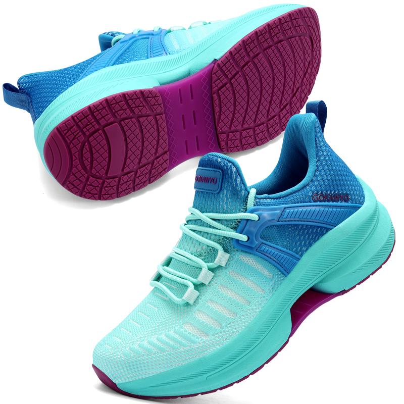 Women's Comfortable Sports Shoes Athletic Outdoor Sports Runner Fashion Training Trainer Sneaker Casual Breathable Support Running Girl Walking Shoes