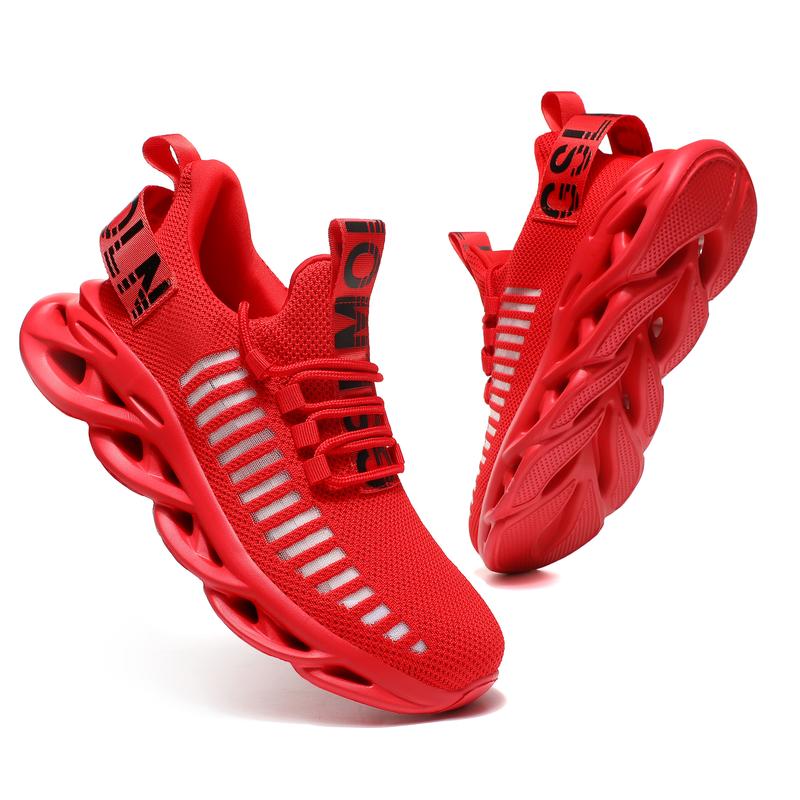 Men's Ultra-light Textured Design Color-block Lace-Up Trainer As Valentine's Day Outfit,Casual Twist Sole Design Comfortable Sports Running Shoes,Fasionable Walking and Jogging Training Sneakers fot Outdoor or Daily Wear Sports Shoes Runner Footwear Boy