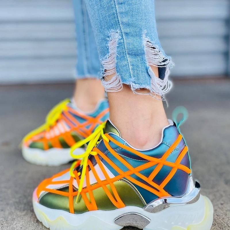 Anthony Wang Multi Sneaker Wedge