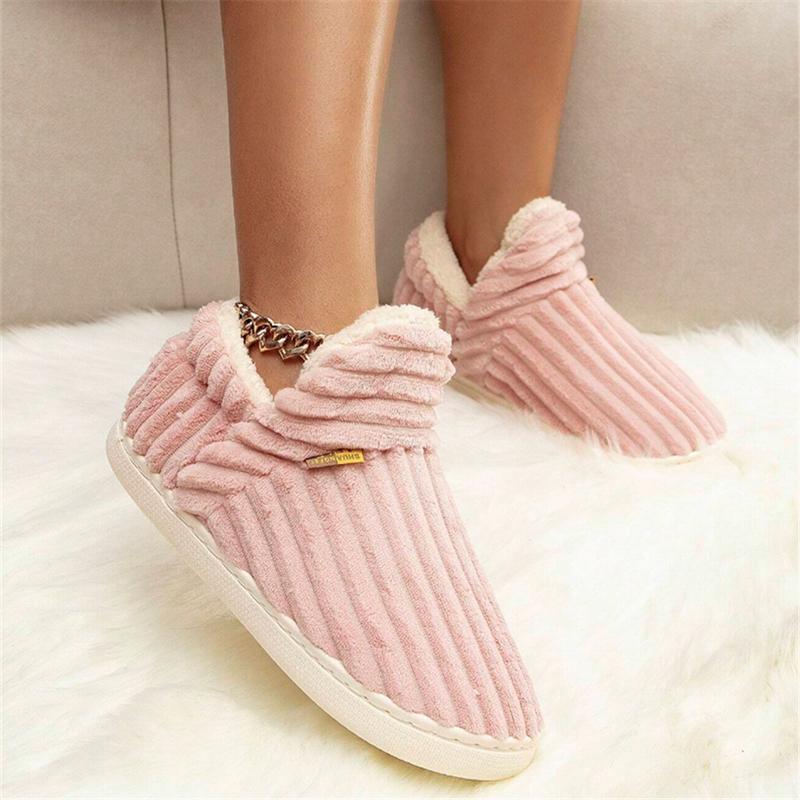 Women's Bootie Slippers, Cozy House Shoes with Memory Foam, Plush Fleece Lining, Indoor Outdoor Anti-Slip Sole