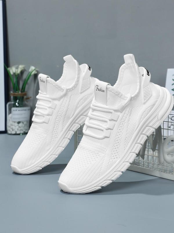 Women's Fashionable Lace Up Low Top Sneakers, Casual Breathable Comfortable Sports Running Shoes, All-match Basic Shoes for Daily Wear