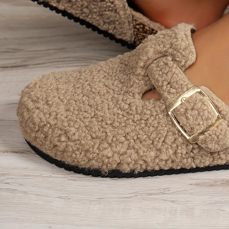 Cozy & Stylish Women's Fuzzy Slippers - Soft, Comfortable Indoor Outdoor Shoes for All Seasons