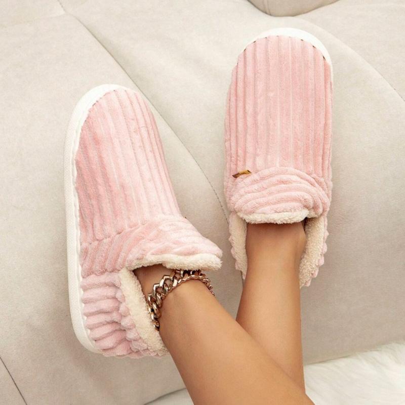 Women's Bootie Slippers, Cozy House Shoes with Memory Foam, Plush Fleece Lining, Indoor Outdoor Anti-Slip Sole