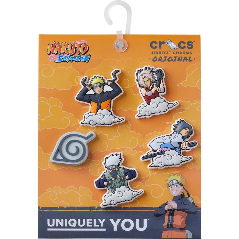 Crocs Jibbitz Naruto Uzumaki Character Shoe Charms 5-Pack