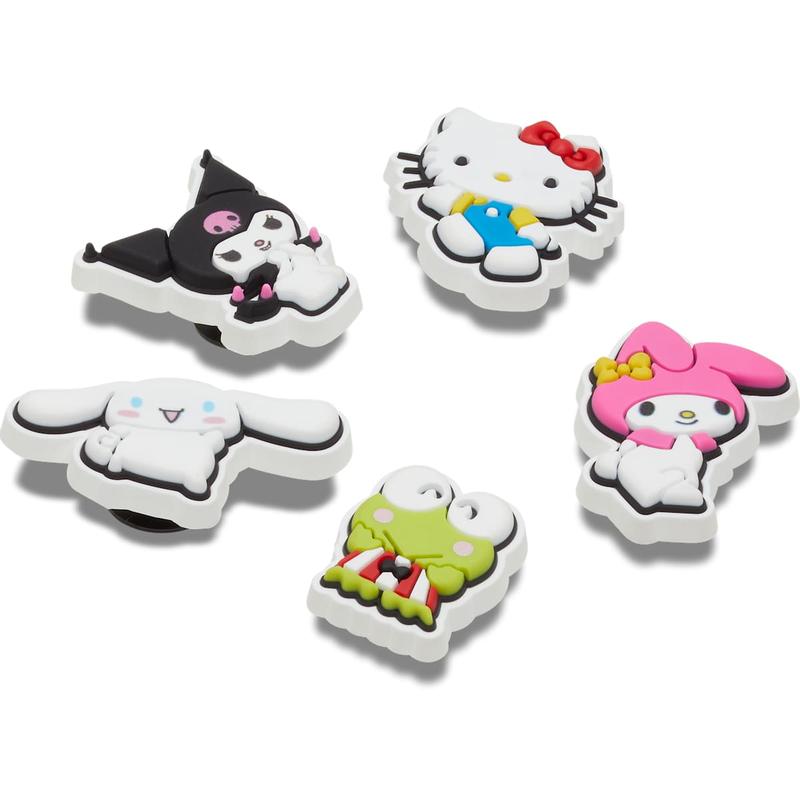 Crocs Jibbitz Sanrio Hello Kitty and Cinnamoroll Anime Shoe Charms 5-Pack