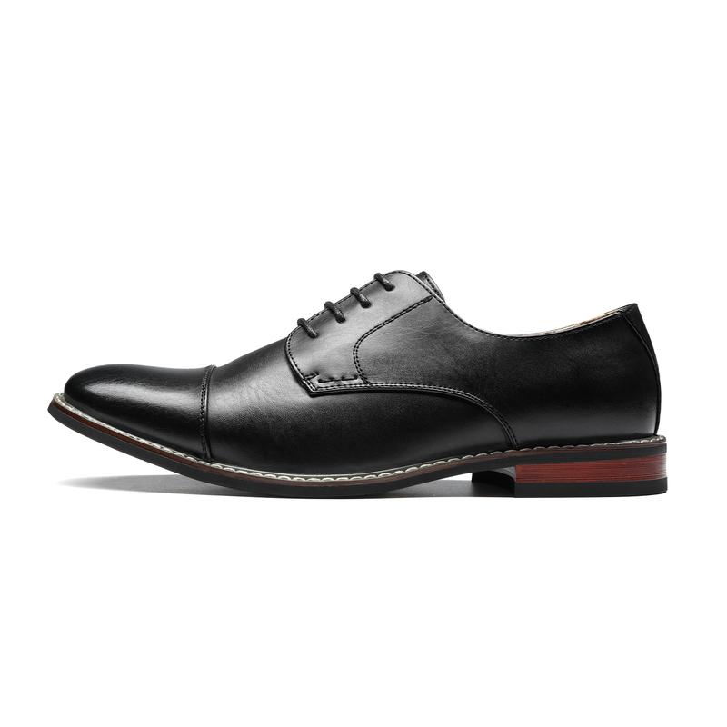 Bruno Marc Men's Formal Oxford Lace Up Shoes Square Toe