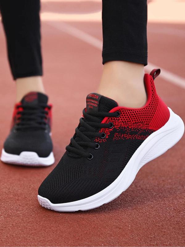 Women's Summer 2024 Lace-up Sneakers, Breathable Mesh Running Shoes, Casual Comfortable Lightweight Sports Shoes, Walking Summer Shoes for Daily Back To School Wear