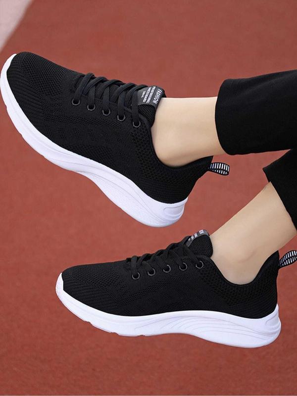 Women's Summer 2024 Lace-up Sneakers, Breathable Mesh Running Shoes, Casual Comfortable Lightweight Sports Shoes, Walking Summer Shoes for Daily Back To School Wear