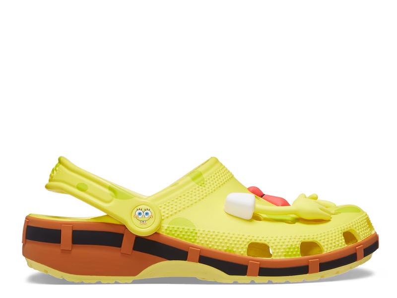 Crocs Spongebob Classic Clog - Color: Banana Yellow - Width: Medium