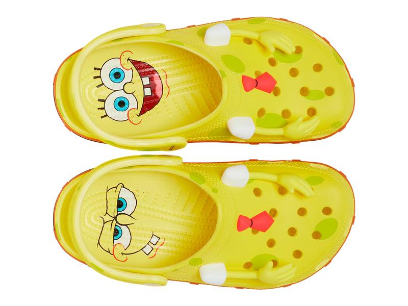 Crocs Spongebob Classic Clog - Color: Banana Yellow - Width: Medium