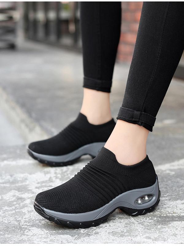 Breathable Mesh Slip on Athletic Sports Shoes, Casual Comfort Walking Shoes, Womens Sneaker, Training Runner Shoes, Girl Sports Trainer Footwear