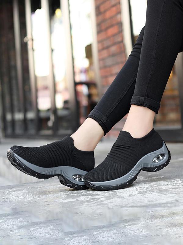 Breathable Mesh Slip on Athletic Sports Shoes, Casual Comfort Walking Shoes, Womens Sneaker, Training Runner Shoes, Girl Sports Trainer Footwear