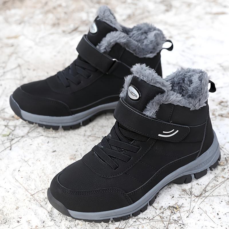 Cotton Shoes Winter Velvet Thickened Warm Ladies Waterproof Snow Boots Coldproof Cotton Boots For The Elderly And Middle-aged Walking Shoes