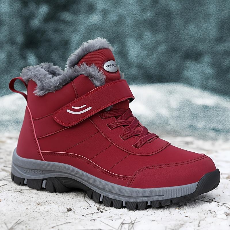 Cotton Shoes Winter Velvet Thickened Warm Ladies Waterproof Snow Boots Coldproof Cotton Boots For The Elderly And Middle-aged Walking Shoes