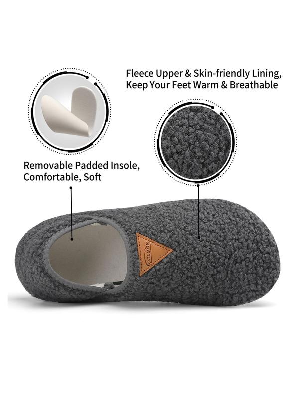 Men's Casual Solid Color Flush Socks Slippers, Non-slip Soft Comfortable Home Slippers, Portable Slippers for Indoor & Hotel Wear