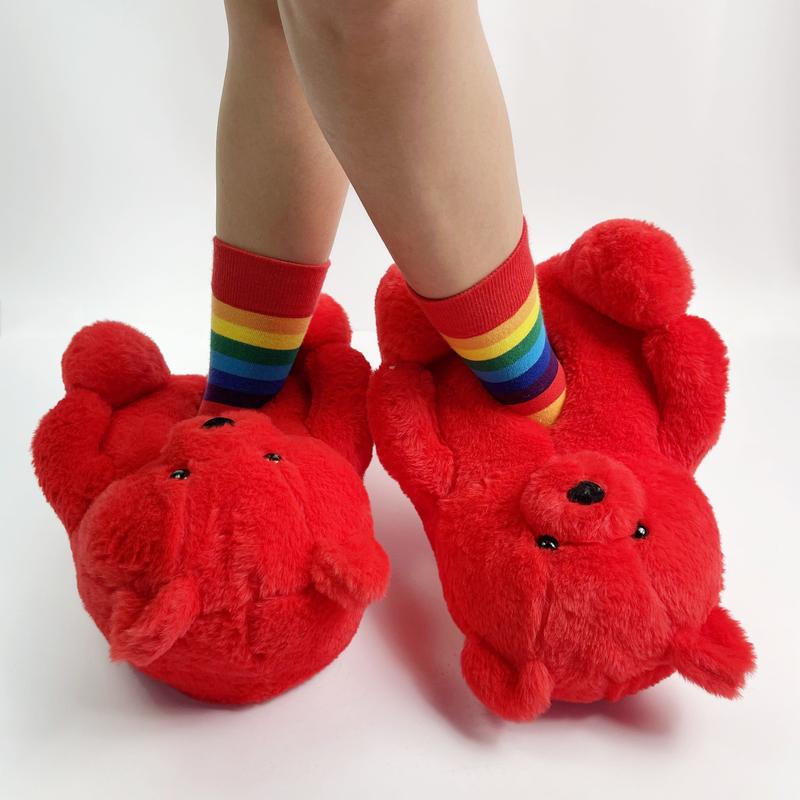 shoes for Women Cotton Plush adult Slipper bear slippers House slippers