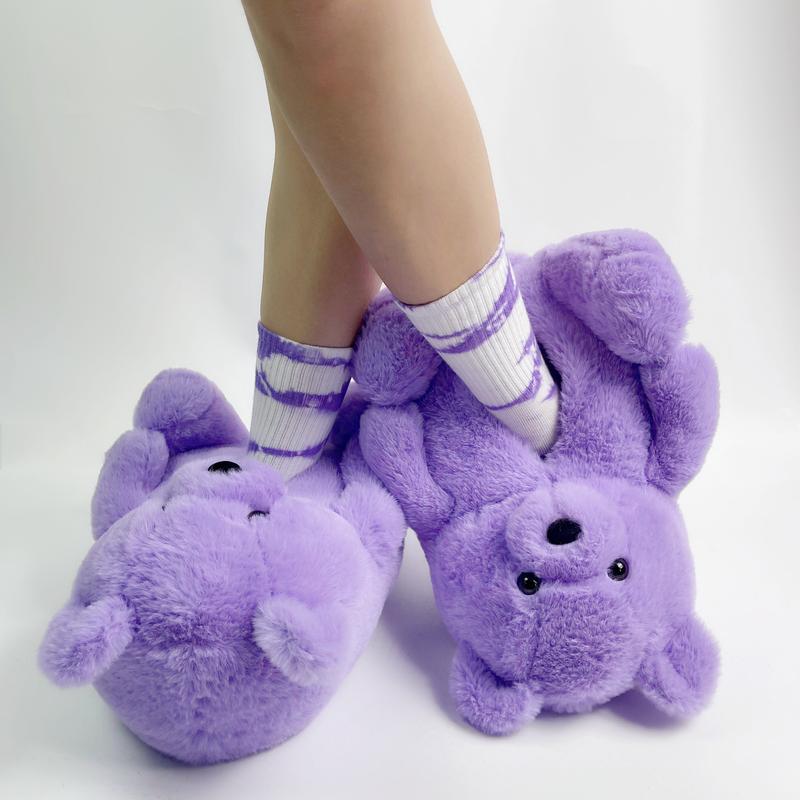 shoes for Women Cotton Plush adult Slipper bear slippers House slippers