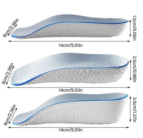 1.0 Orthopedic Highpads Insoles Height Increase Orthopedic High Pads The First Orthopedic Height Insoles Arch Support