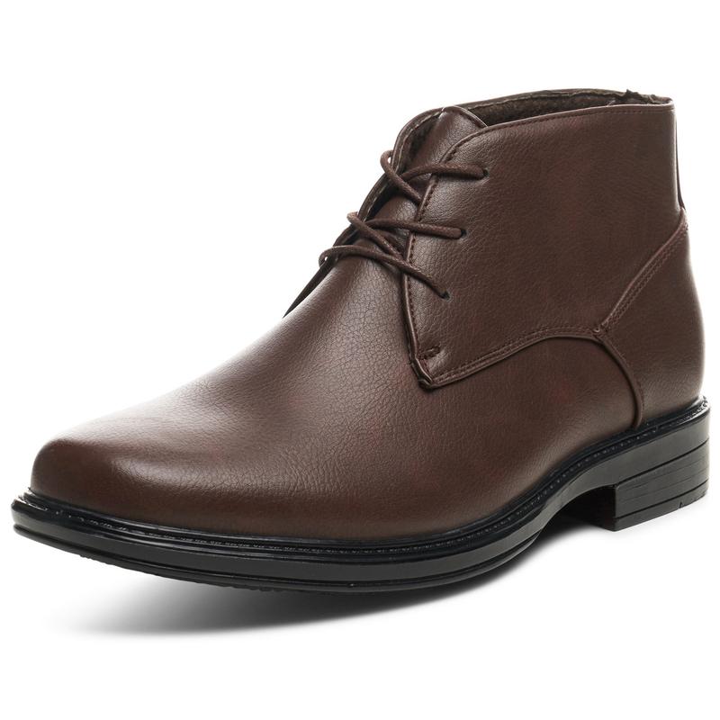 Alpine Swiss Mens Leather Lined Dressy Ankle Boots