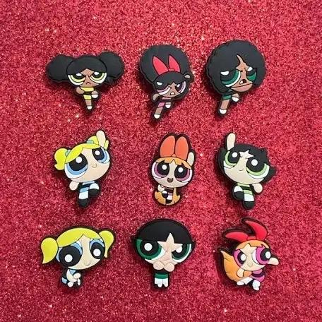 Power Puff Girls Shoe Charms for Shoe Decoration - Footwear croc charm