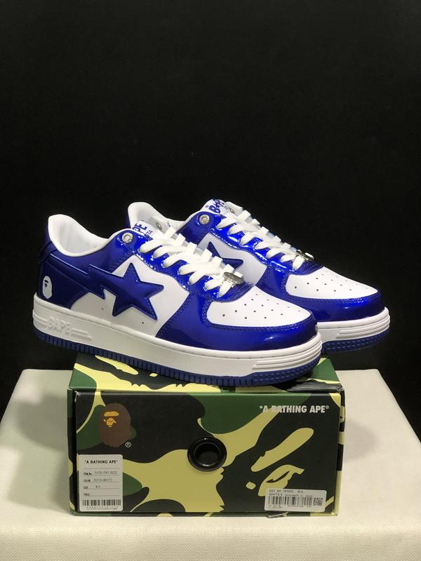 Bape A BATHING APE STA Multi style logo retro low top trendy casual board shoes for men and women