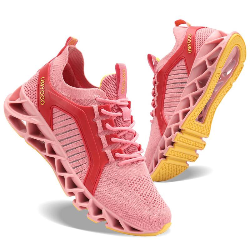 Womens Breathable Walking Tennis Running Shoes Blade Fashion Sneakers Women's Running Shoes Non Slip Athletic Tennis Walking Blade Type Sneakers