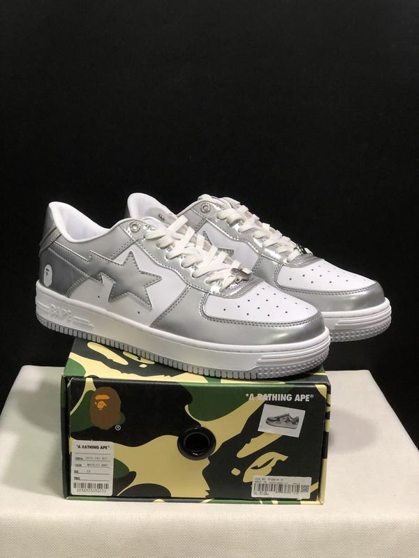 Bape A BATHING APE STA Multi style logo retro low top trendy casual board shoes for men and women