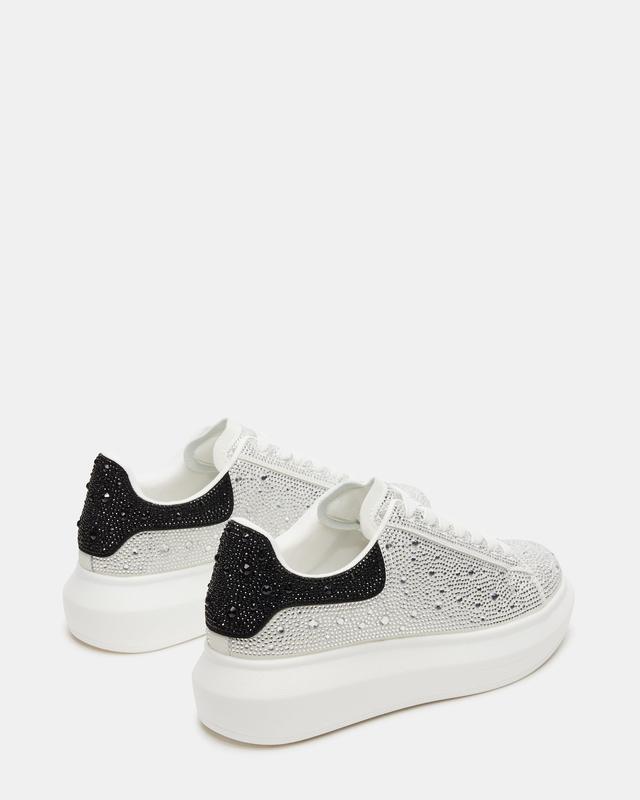 Steve Madden GASP SILVER MULTI RHINESTONES Sneakers