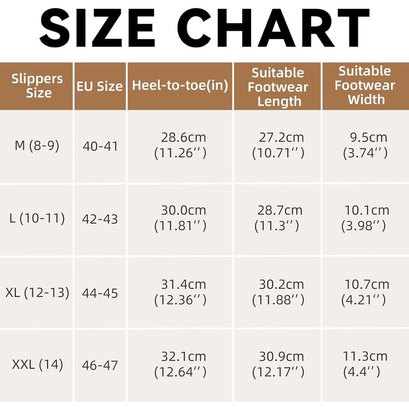 Magtoe Memory Foam House Slippers for Men Moccasin slippers Non-slip Warm Home Shoes Indoor Slip On Clog Slipper Shoe with Wide Widths