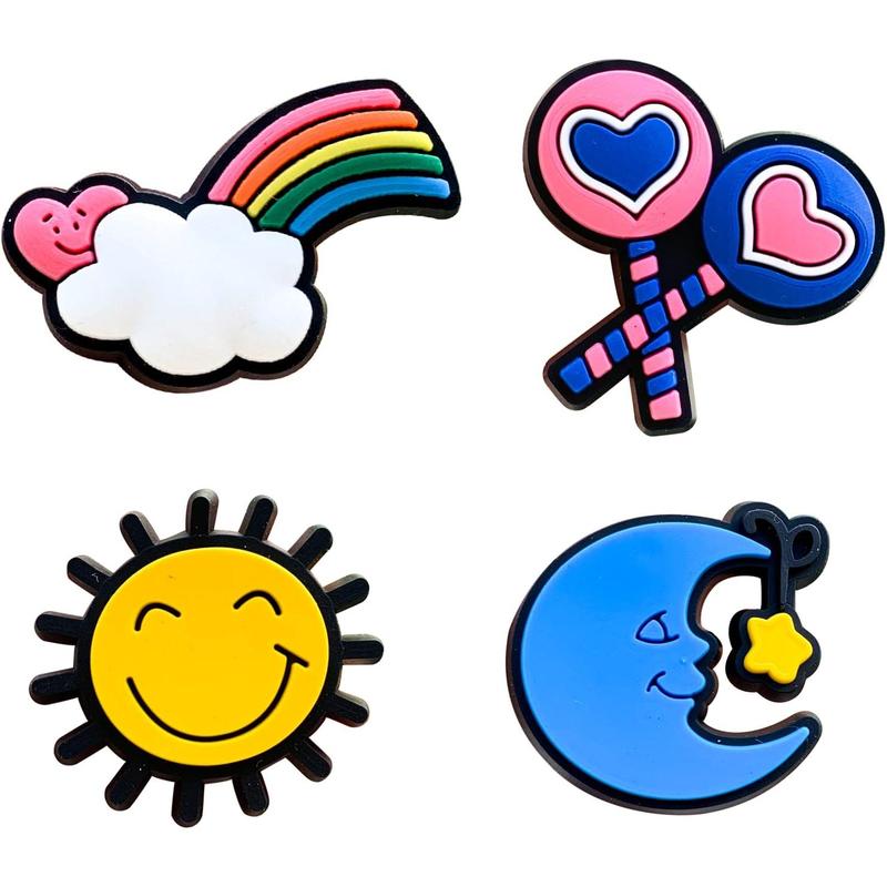 30,50,100Pcs Random Shoe Charms for Clog Decoration, Cute Cartoon Charms Accessories for Gift