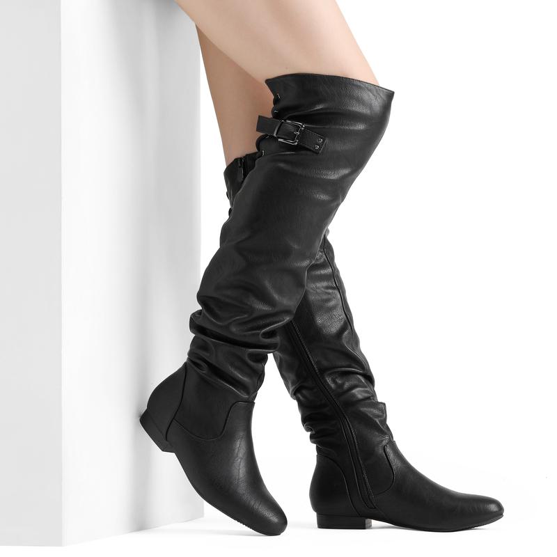 Dream Pairs Women's  Comfort Over-the-knee Boots