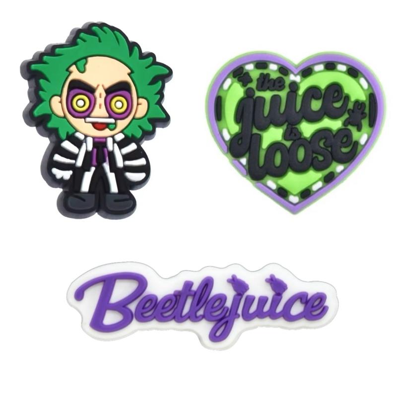 Beetlejuice Croc Charms