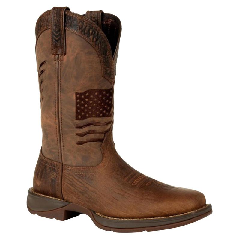 Durango Men's Rebel Flag Western Performance Boot Square Toe - Ddb0314