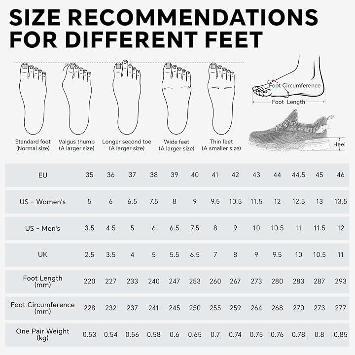 SPIEZ Men Air Cushion Footwear  Composite Lightweight Toe Safety Shoes Anti-hit and anti-puncture comfortable sneakers Walking Shoes - S1PL