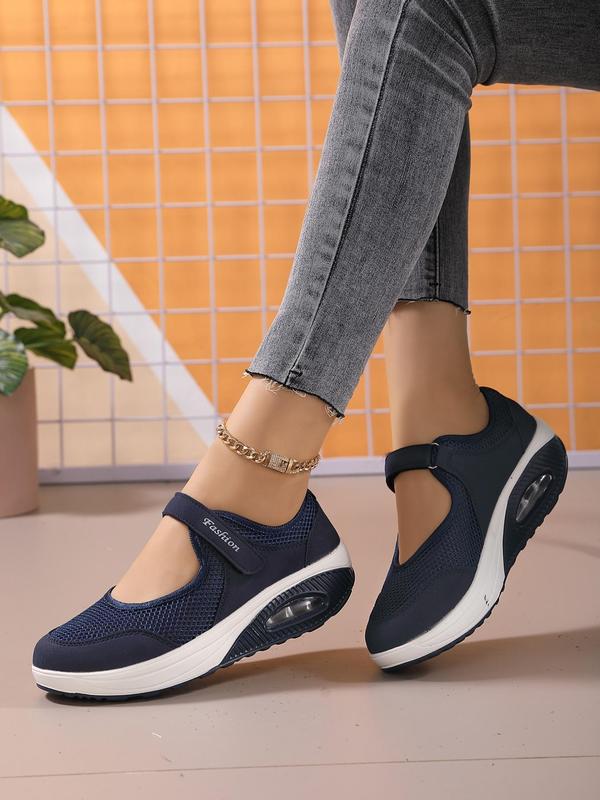 Women's Summer 2024 Letter Pattern Low Top Sneakers for Beach Holiday Vacation, Round Toe Slip on Shoes for Outdoor, Breathable Non-slip Walking Shoes