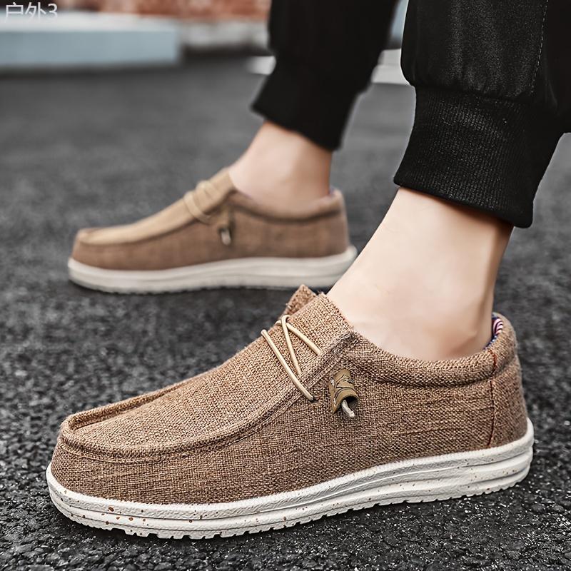 Men's Trendy Slip On Loafer Shoes, Comfy Non Slip Casual Soft Sole Sneakers For Men's Outdoor Activities Footwear Boy