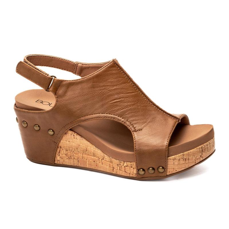 Corkys Carley Wedge in Tobacco