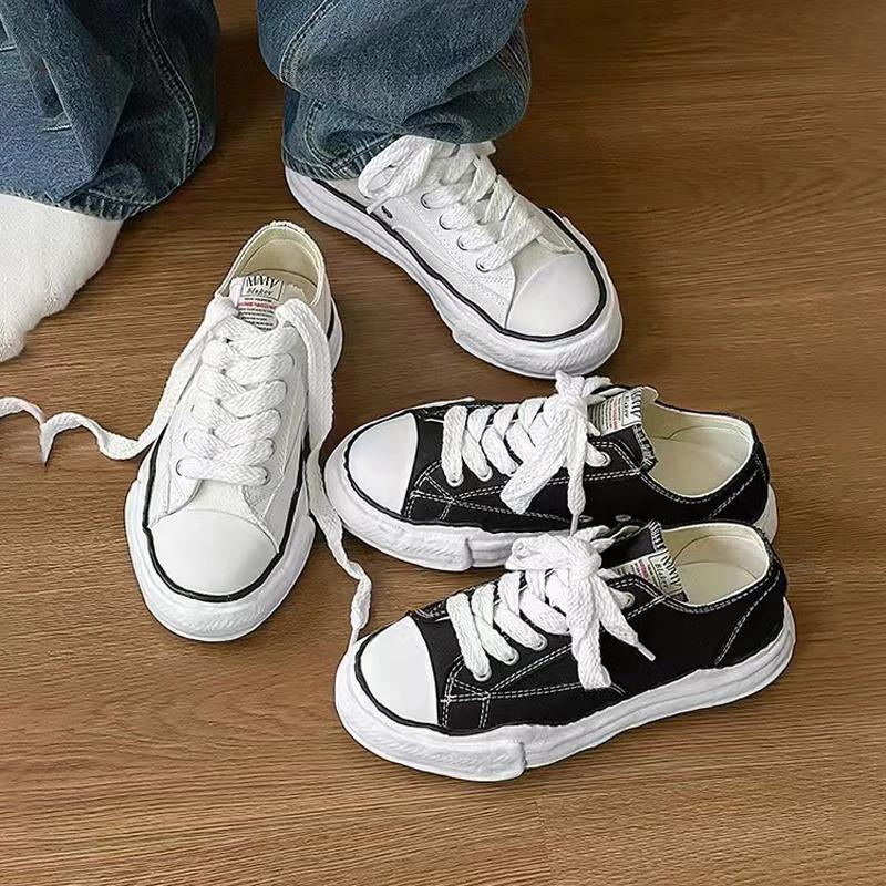 Men's MMY Canvas Shoes Top Quality Low-top Dissolve Sole Casual Sneakers Women Designer's Board Shoes Fashion Classic Style